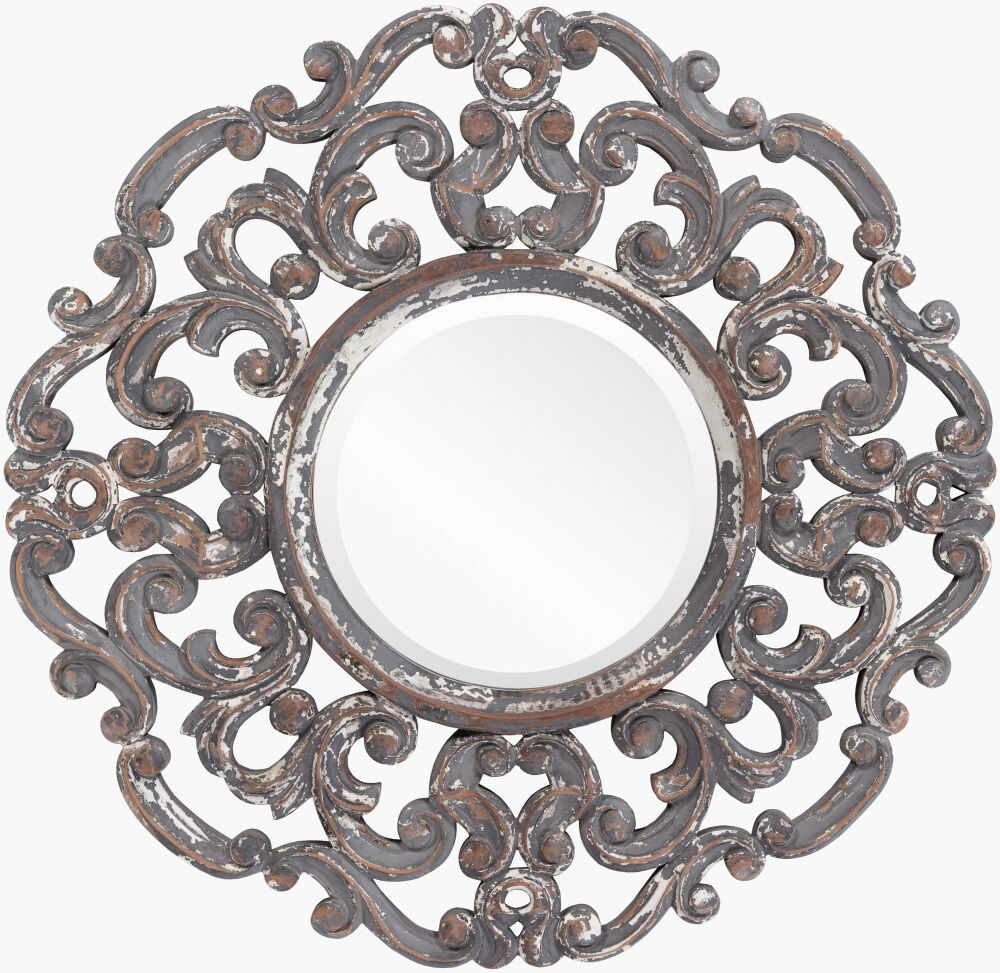 Urvashi Mirror, by Surya, 24" width x 24" height