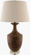 Rustleaf Accent Table Lamp, by Surya, 17" width x 31" height thumbnail