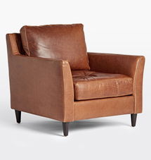 Online Designer Home/Small Office Hastings Leather Chair, Pure Saddle