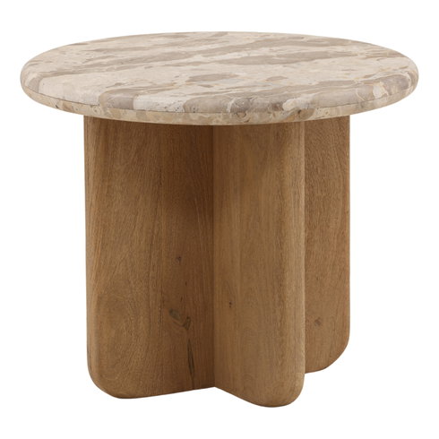 Layna Side Table Beige