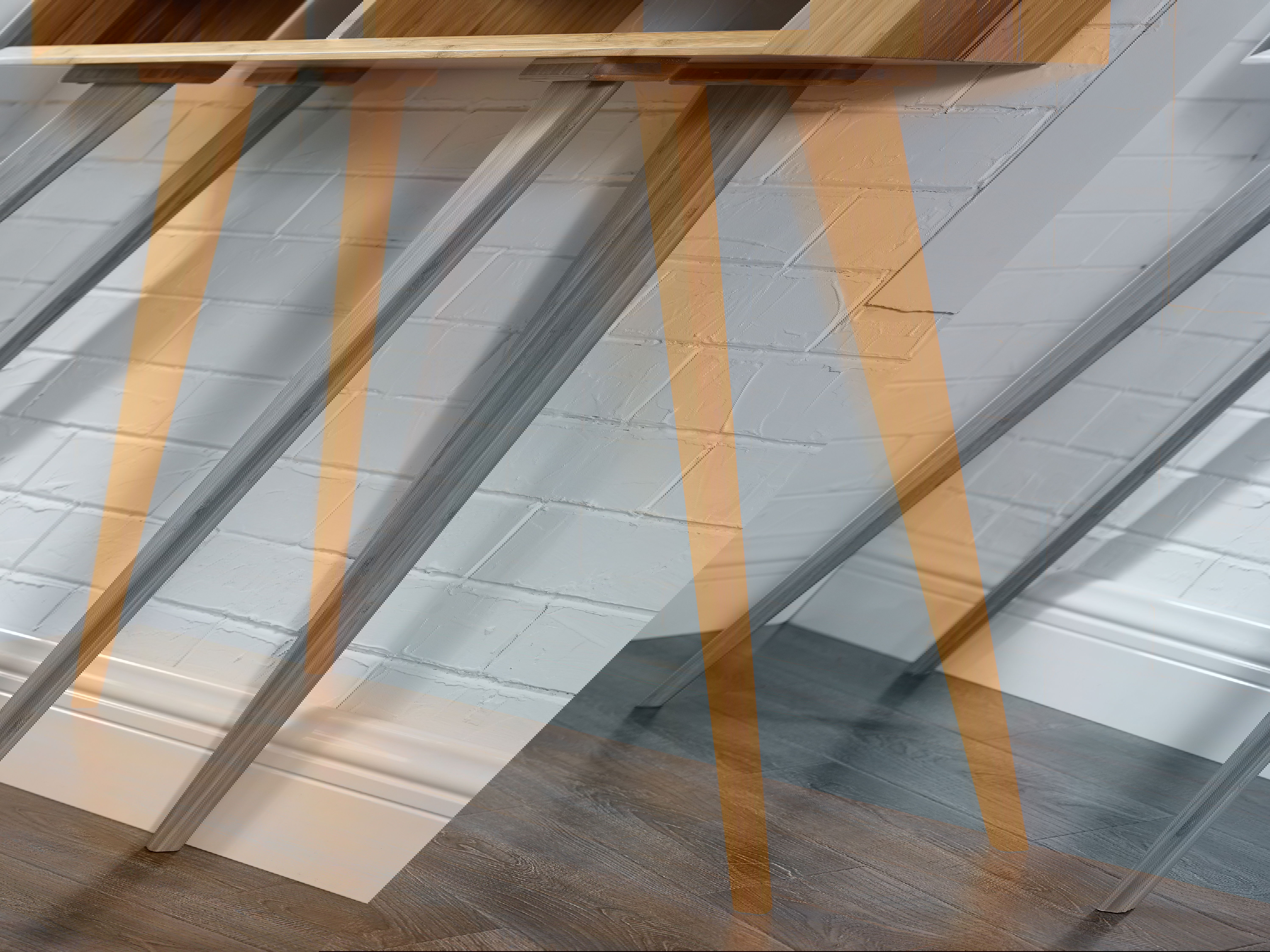 Azara Console Table, Caramelized, Living Room by Greenington, 14" length x 46" width x 32.5" height View 6