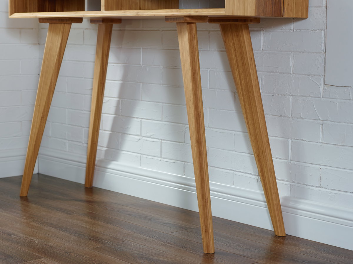 Azara Console Table, Caramelized, by Greenington, 14" length x 46" width x 32.5" height View 6
