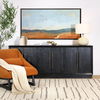 Humphreys Sideboard Black, Sideboards & Buffet by Dovetail, 86.2" width x 33.75" height x 17.75" depth thumbnail 8