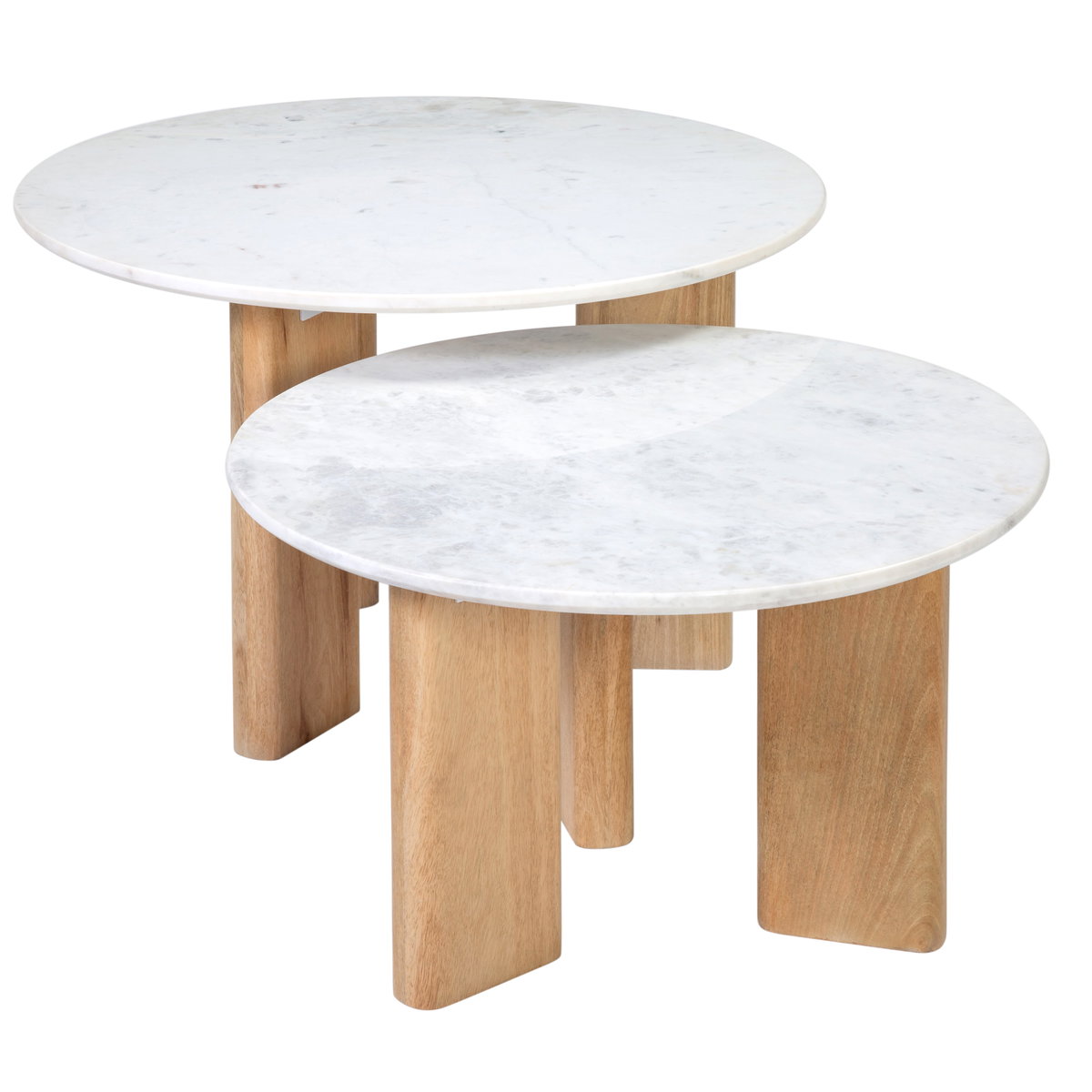 Bryn Coffee Table, by Dovetail, 30" width x 19" height x 30" diameter x 30" depth View 2