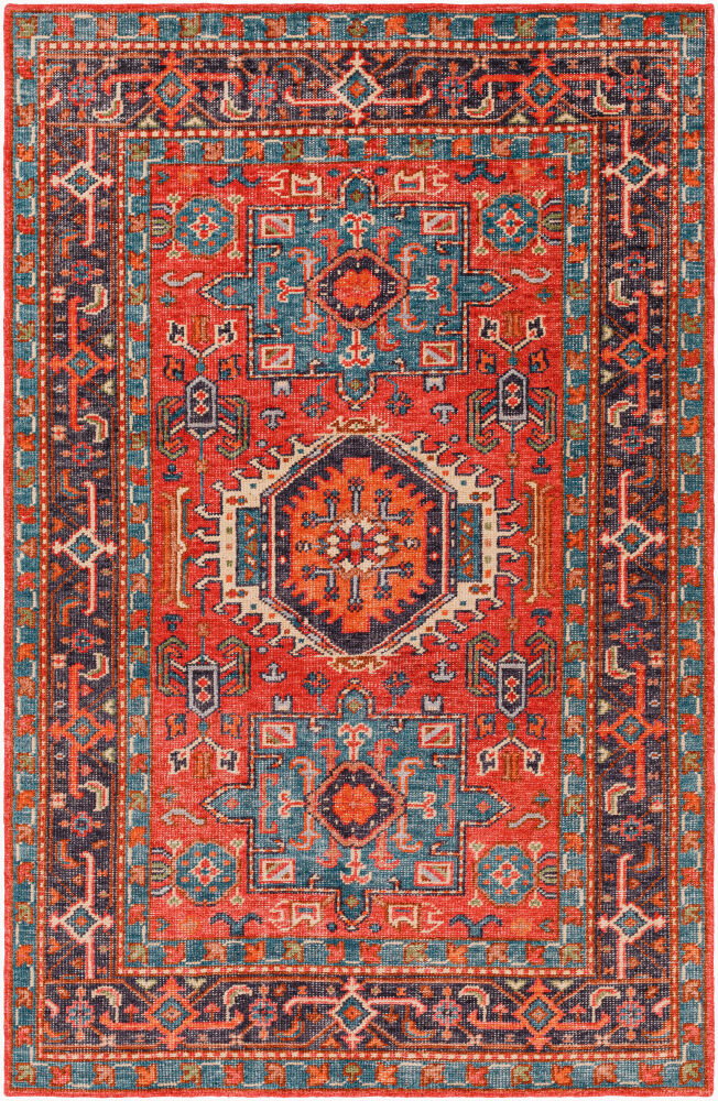 Kars Handmade Rug, by Surya, 9' length x 6' width