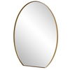 Cabell Brass Oval Mirror, by Uttermost, 24" width x 32" height x 1" depth thumbnail 5