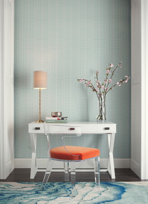 Blue Illusion Wallpaper