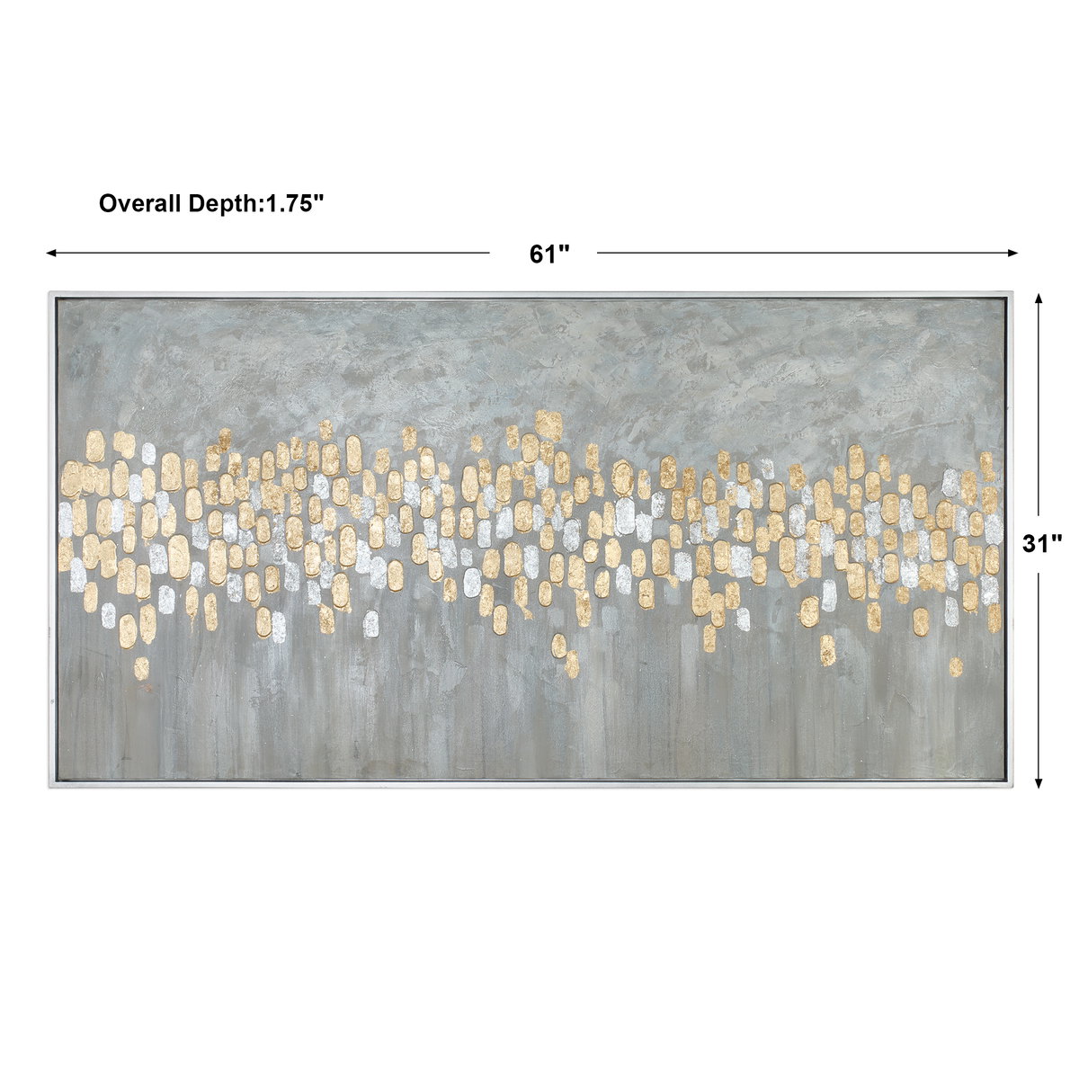 Parade Modern Art, by Uttermost, 5'1" width x 2'7" height x 1.75" depth View 3
