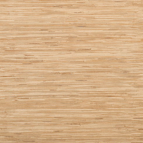 Lustrous Grasscloth Yellow Wallpaper