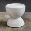 Bongo White Rattan Side Table thumbnail 4