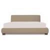 Beau Queen Storage Bed Warm Beige, by Moe's Home, 5'11" width x 3'3.37" height x 7'9.3" depth thumbnail 1