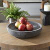 Ashen Earth Outdoor Bowl, Decorative Tray by Uttermost, 16" width x 3.5" height x 16" depth thumbnail 2