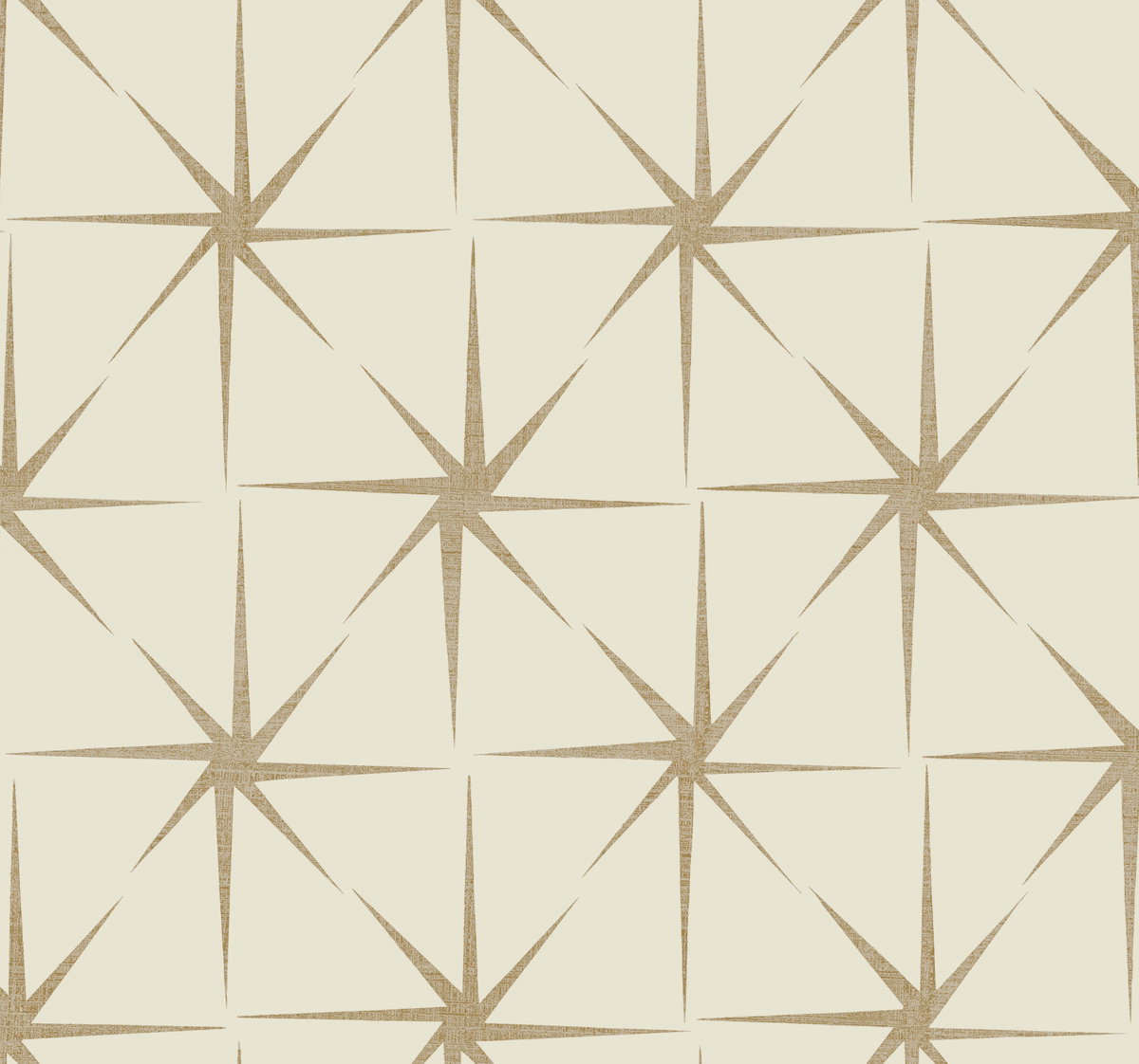 Evening Star Cream Wallpaper, by York Wall, 27' length x 2'3" width x 0.02" depth