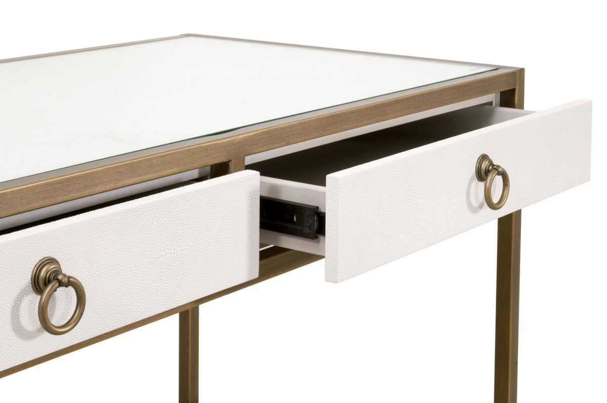 Strand Shagreen Desk, by Essentials for Living, 49" width x 31.5" height x 24" depth View 9
