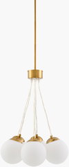Liora Chandelier, by Surya, 16" length x 18" width x 21" height thumbnail