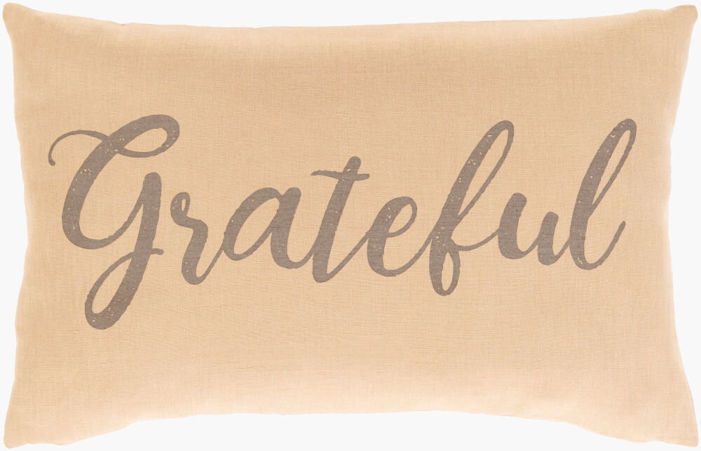 Blessings Lumbar Pillow Down, Decorative Pillow by Surya, 13" length x 20" width