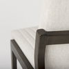 Tahoe Cream Fabric and Black-Brown Wood Dining Chair thumbnail 10