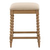 Marcellina Counter Stool Beige, Counter & Bar Stool by Dovetail, 18.5" width x 25.75" height x 18.5" depth thumbnail 2