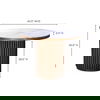Tower Dining Table White Marble thumbnail 5
