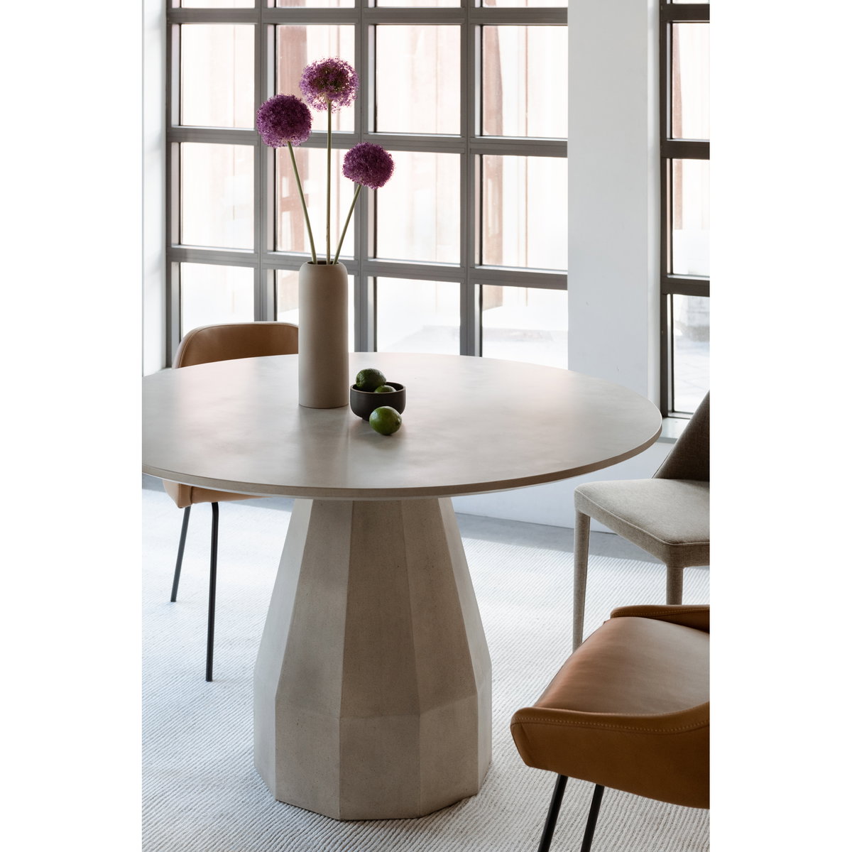Templo Outdoor Dining Table Antique White, Outdoor Table by Moe's Home, 3'11.2" width x 2'5.9" height x 3'11.2" depth View 5