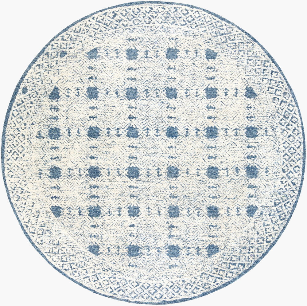 Louvre Handmade Rug, by Surya, 8' length x 8' width