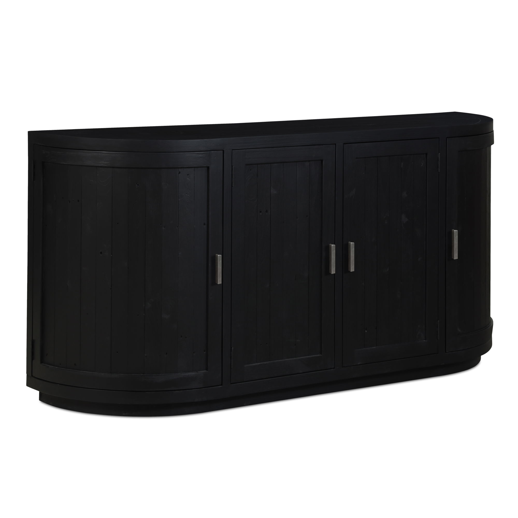Nicola Sideboard Black, Cabinets & Sideboard by Moe's Home, 71" width x 35" height x 17.7" depth View 6