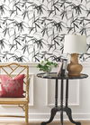 Bamboo Ink Black & White Wallpaper thumbnail 2