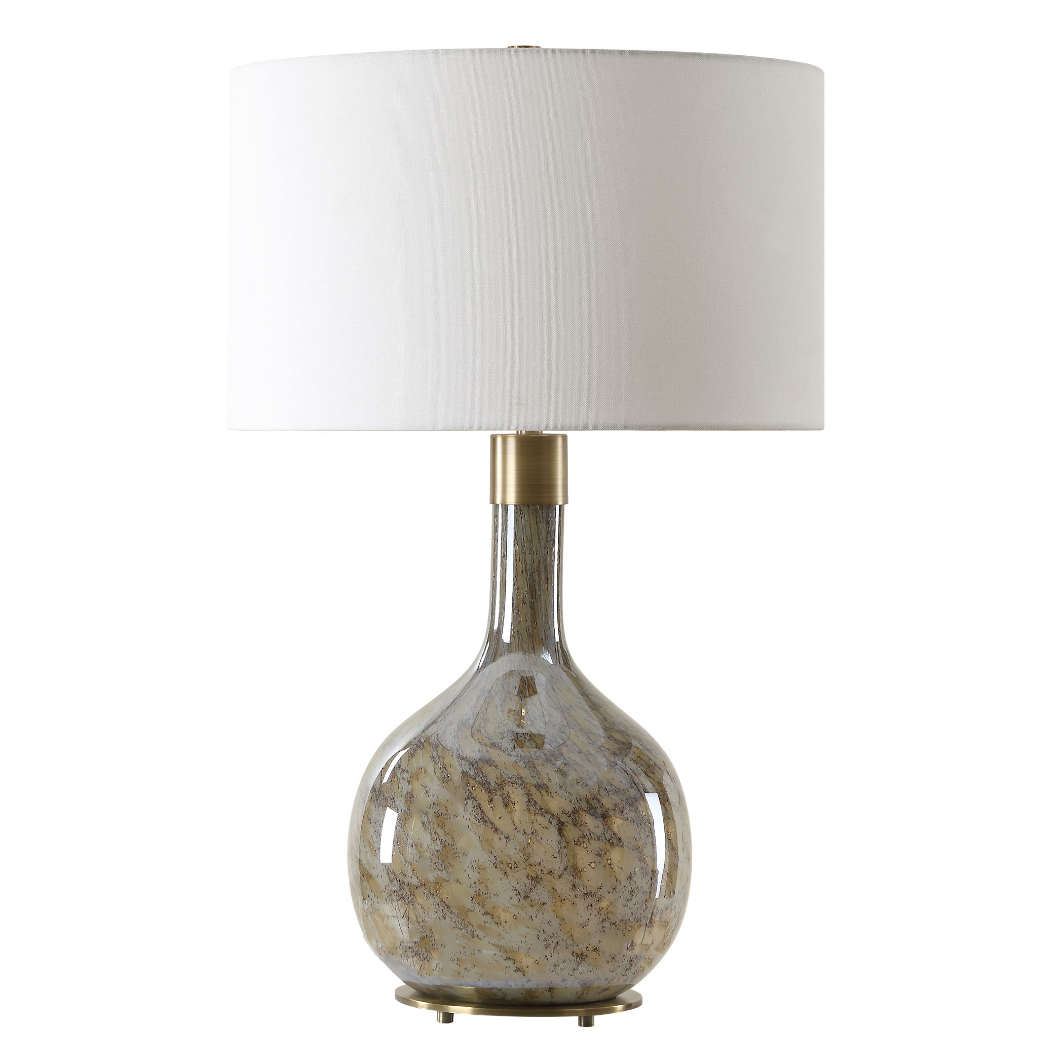 Rhine Brown Glass Table Lamp large image 