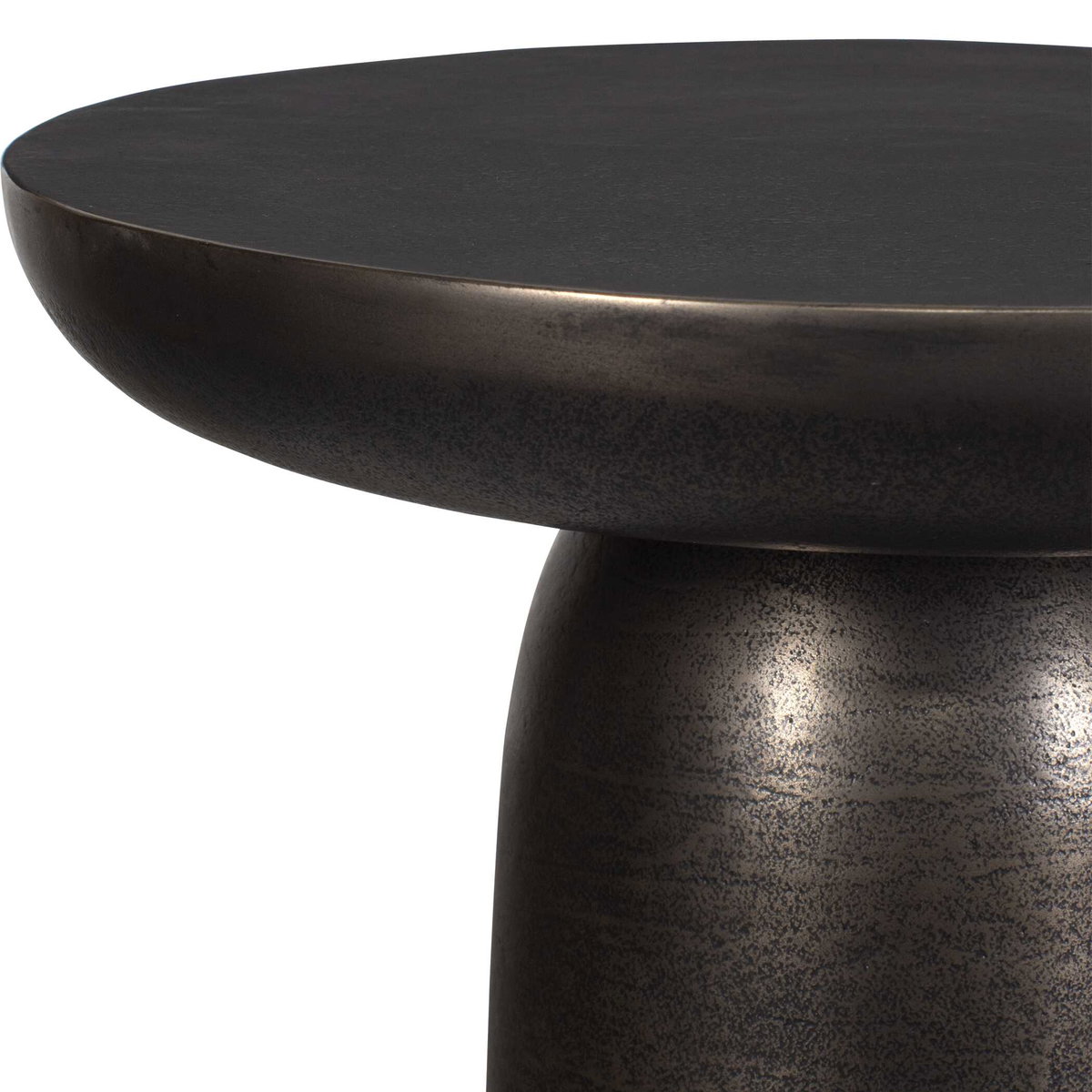 Joppa Dark Bronze Outdoor Accent Table, Outdoor Table by Uttermost, 1'3" width x 1'9" height x 1'3" depth View 6