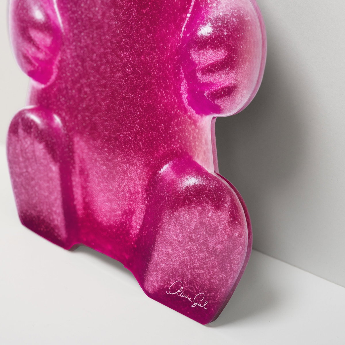 Gummy Bear Fuschia (No Embellishment), by Oliver Gal,  15x10 View 6