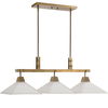 Brookdale Industrial 3 Light Linear Chandelier thumbnail 2