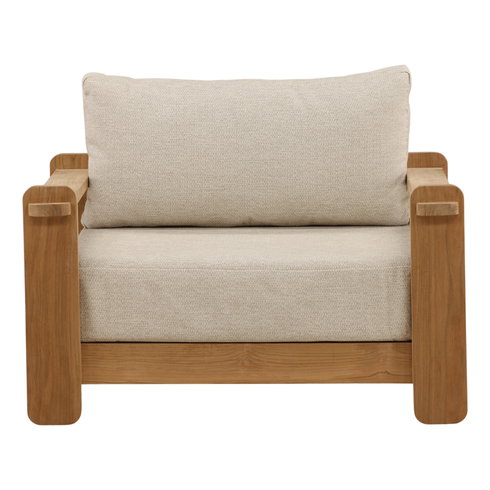 Julie Outdoor Sofa Chair Taupe