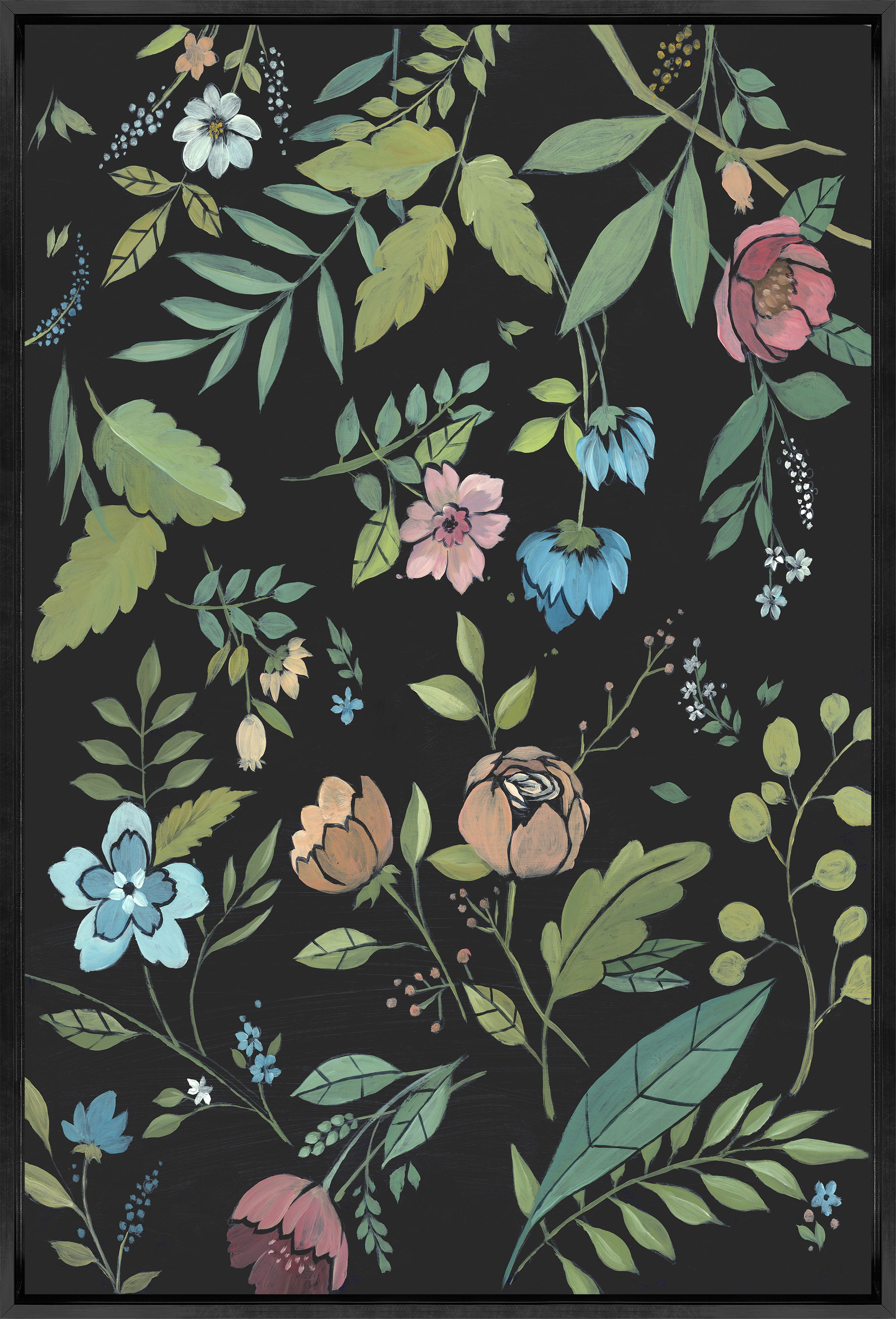 25.5 x 37.5 Blooming Colors I large image 
