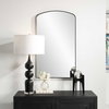 Tordera Black Arch Mirror, by Uttermost, 2' width x 3'4" height x 1" depth thumbnail 5