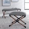 Braddock Striped Bench thumbnail 7