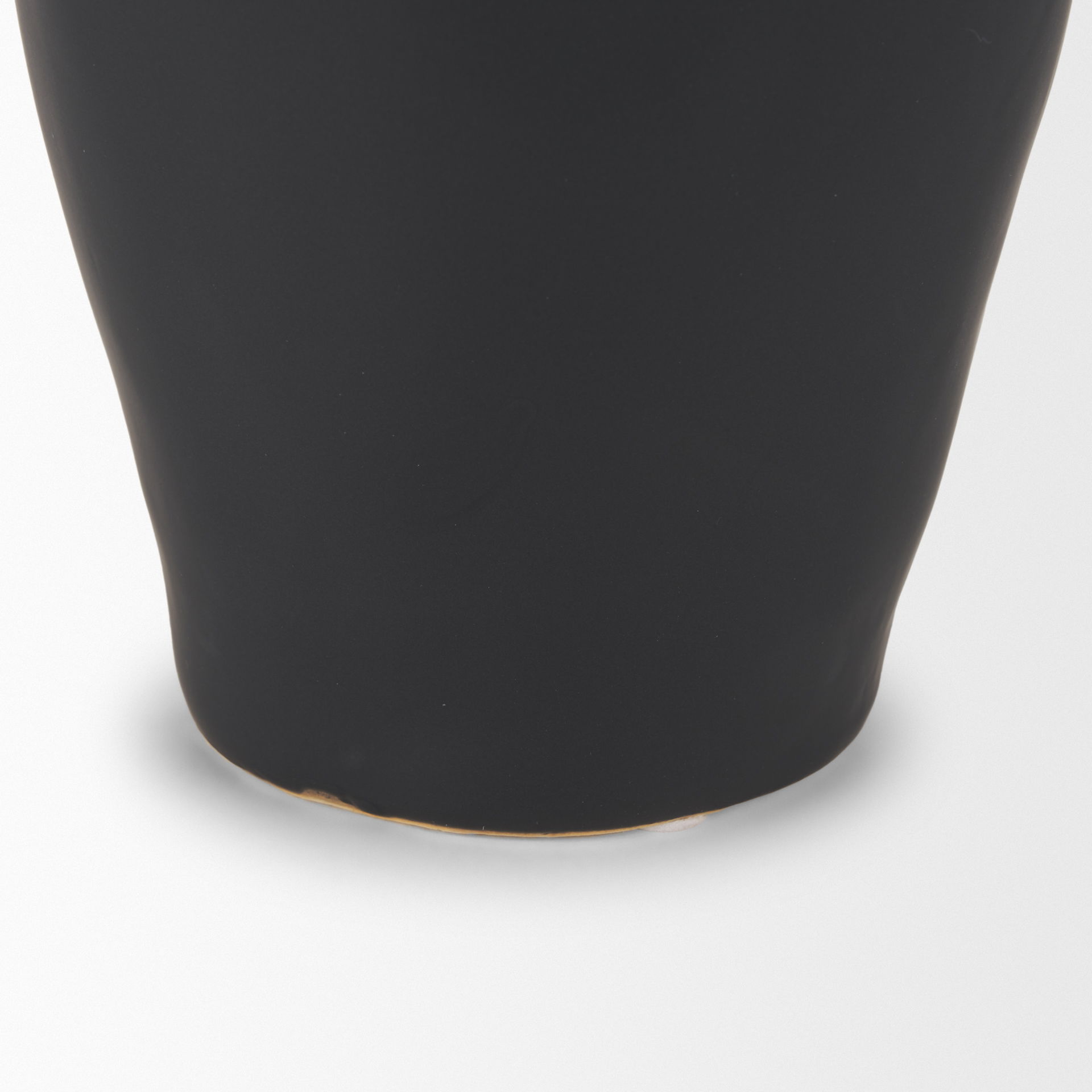Valora Matte Black Ceramic Jug, Decorative Jar by Mercana, 7.09" length x 5.31" width x 14.76" height View 9