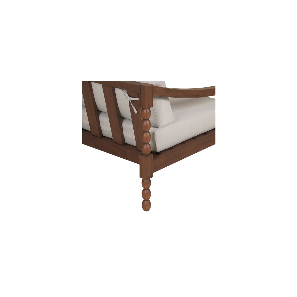 Delilah Outdoor Accent Chair Brown, Outdoor Chair by Moe's Home, 2'8" width x 2'2.77" height x 2'10.6" depth View 5