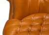 Bastian Armchair, Tan Brown Leather thumbnail 1