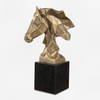 Chiseled Horse Bust Sculpture, Figurines & Statue by Uttermost, 6.5" width x 13.25" height x 6" depth thumbnail 1