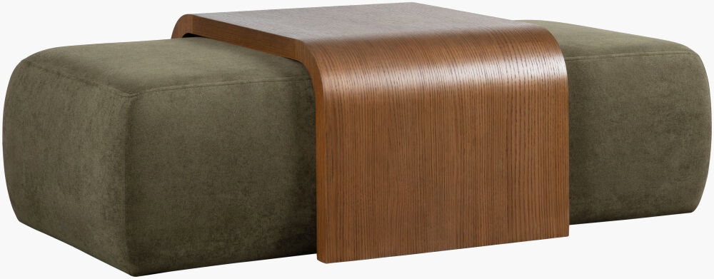 Argon Ottoman, by Surya, 54" width x 16" height