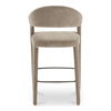 Martens Bar Stool Camel, Counter & Bar Stool by Moe's Home, 23.6" width x 42.9" height x 23.3" depth thumbnail 4