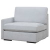 REFUGE SOFA, LEFT ARM FACING, CLOUD BLUE, Furniture by Uttermost, 43.25" width x 30" height x 37.5" depth thumbnail 4