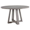 Gidran Gray Dining Table, Furniture by Uttermost, 52" width x 29.9" height x 52" depth thumbnail 1