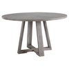 Gidran Gray Dining Table, by Uttermost, 52" width x 29.9" height x 52" depth thumbnail 1