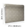 Double Diamonds Taupe Peel & Stick Wallpaper thumbnail 3