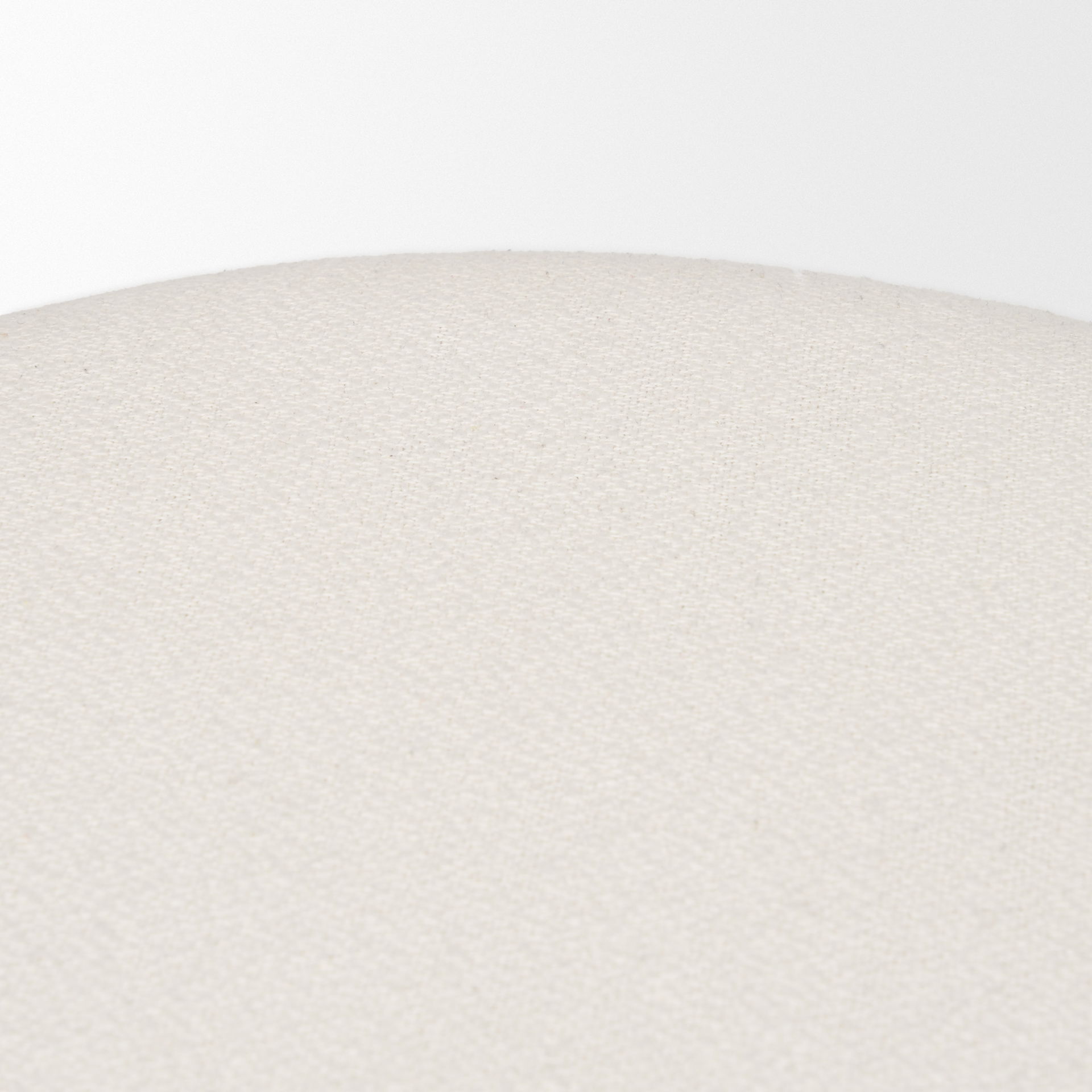 Shaiden Brown Wood with Cream Fabric Stool, Ottoman by Mercana, 21.5" length x 21.5" width x 19.5" height View 6