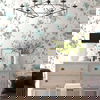 Charm Teal Peel & Stick Wallpaper thumbnail 2