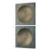 Sybil Antique Gold Squares Set/2 thumbnail 3