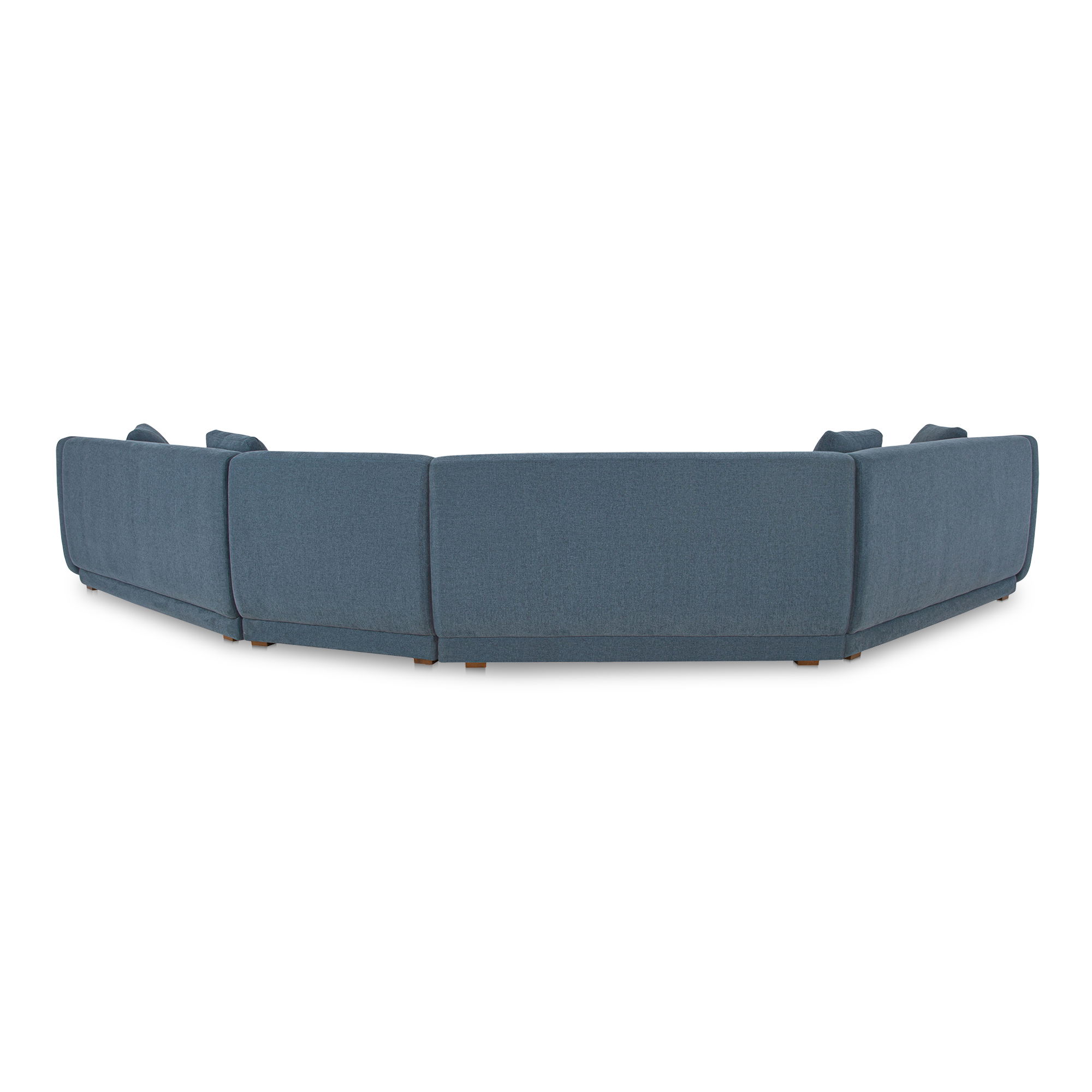 Fraser 4 Piece Modular Sectional Deep Blue large image 