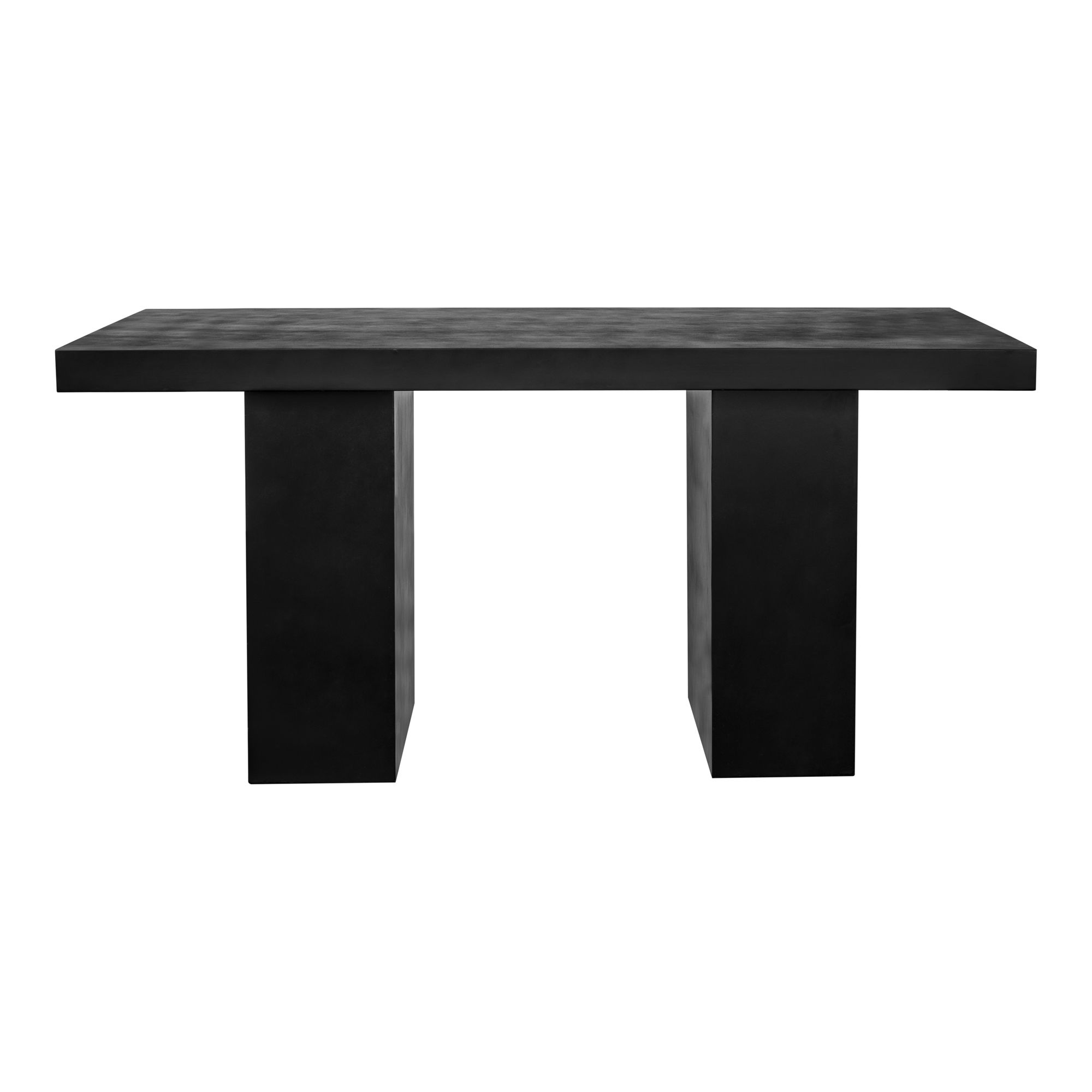Aurelius 2 Outdoor Dining Table Black, Outdoor Table by Moe's Home, 5'3" width x 2'6" height x 2'11.5" depth View 1